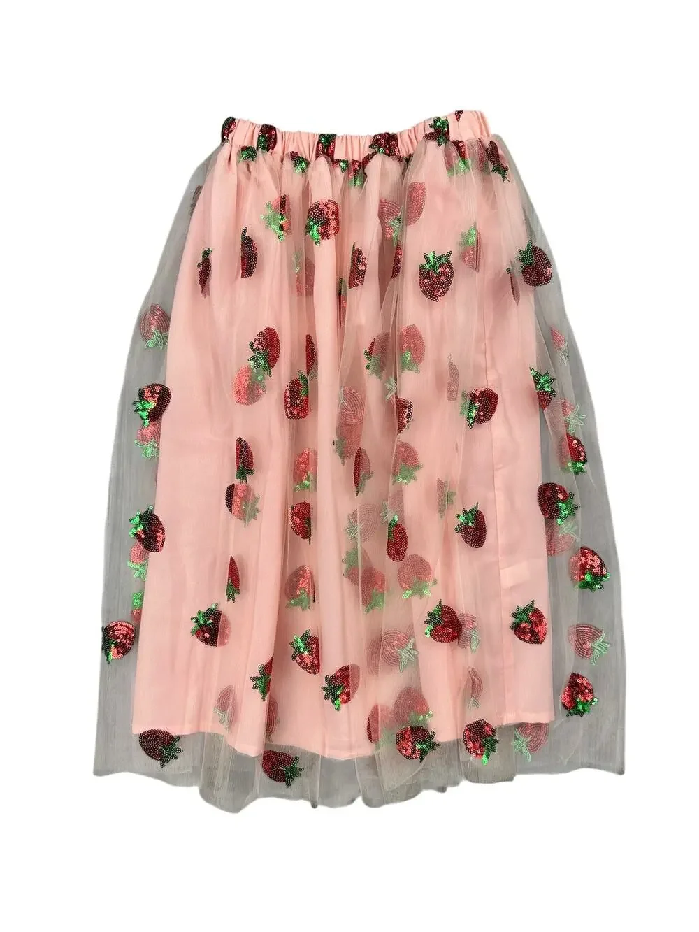 Magnolia Park Strawberry Skirt Pink — Size Small
